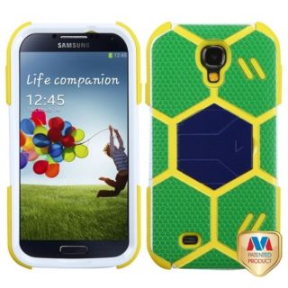 INSTEN Green/ Beige Goalkeeper Hybrid Phone Case Cover for Samsung