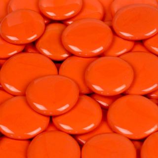 Wholesalers USA 5 lbs of Glass Gems in Orange