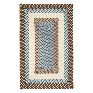 Colonial Mills Montego Indoor/Outdoor Area Rug   Bright Brown   Braided Rugs