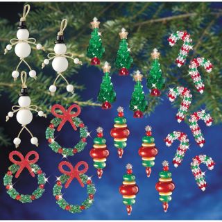 Holiday Beaded Ornament Kit Collection New Traditional Makes 100
