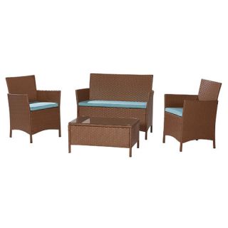 Varick Gallery Jamaica 4 Piece Seating Group with Cushion
