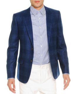 Alexander McQueen Gingham Illusion Lapel Shadow Jacket