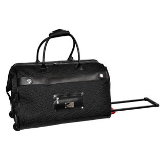 Adrienne Vittadini Quilted 22 Rolling Duffle