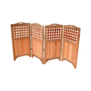 Vifah Outdoor Wood Privacy Screen
