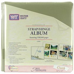 Renaissance Cloth Strap Hinge Scrapbooking Album   Shopping