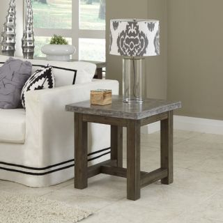 Home Styles Concrete Chic End Table   End Tables