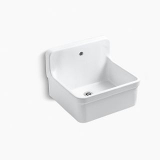 Gilford 24 x 22.13 Single Bracket Mounted Scrub Up/Plaster Sink with