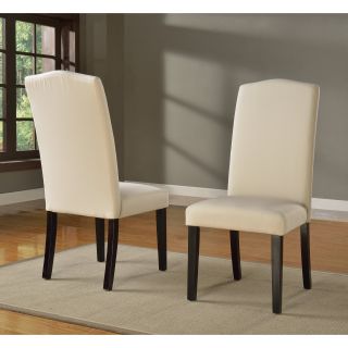 Modus Monroe Camden Linen Parsons Dining Chair   Beige   Set of 2   Kitchen & Dining Room Chairs