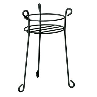 Panacea Heavy Duty Plant Stand   Black   21 in.   Outdoor Plant Stands