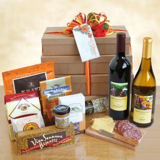 Classic California Wine Tower   Gift Baskets by Occasion