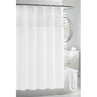 Kassatex Smock Pleat   Cortina Polyester Shower Curtain