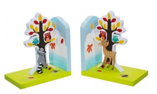 Fantasy Fields Enchanted Woodland Set of Bookends   Kids Bookends