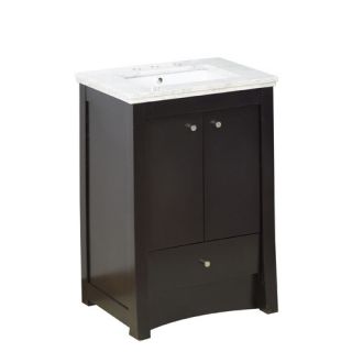 24 Single Transitional Birchwood Veneer Bathroom Vanity Set