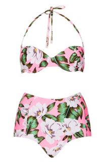 Topshop Aloha Print Floral Bikini