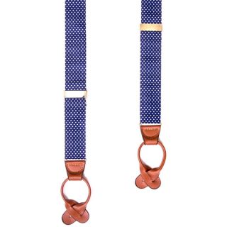Southern Gents Yates Polka dot Buttoned Suspenders  