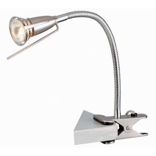 Lite Source Seeker Clamp On 18 H Table Lamp with Bowl Shade