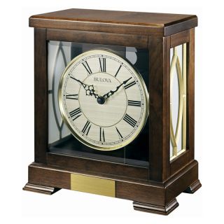 Bulova Victory Chiming Mantel Clock   Mantel Clocks
