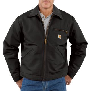 Carhartt Duck Detroit Blanket-Lined Jacket — Black, Large, Model# J001  Jackets