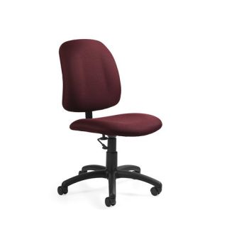 Global Total Office Low Back Pneumatic Armless Task Chair