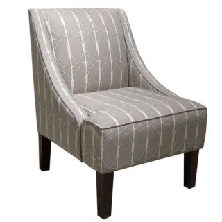 Skyline Furniture Upholstered Swoop Arm Chair