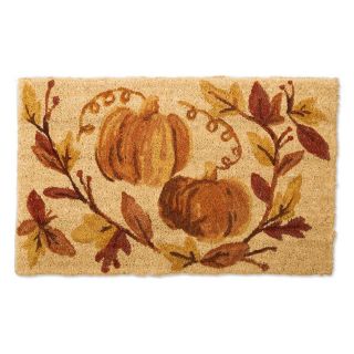 Tag Pumpkin Vine Coir Doormat   Doormats