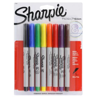 Sharpie Precision Ultra Fine Point Assorted Permanent Markers (Pack of