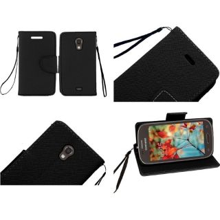 INSTEN Folio Flip Leather Wallet Phone Case Cover With Stand For