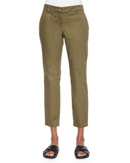 Eileen Fisher Twill Ankle Pants