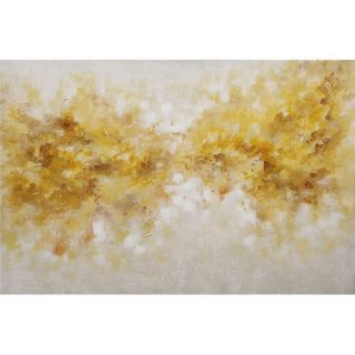 Yellow Clouds Painting Print on Canvas by Bassett Mirror
