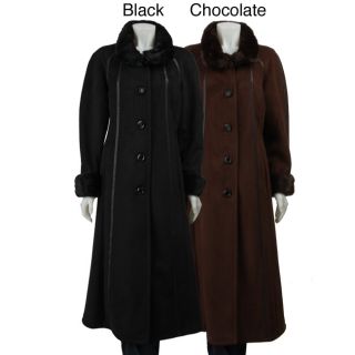 Gallery Womens Full length Faux Fur Coat   Shopping   Top