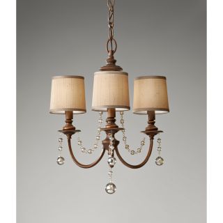 Feiss Clarissa F2723 / 3FG Chandelier   18.5W in.   Firenze Gold   Chandeliers