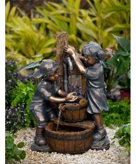 Jeco Kids Playing Indoor / Outdoor Water Fountain   Fountains