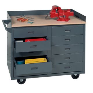 Mobile Service Pressed Wood Top Workbench