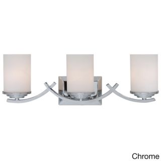 light Vanity with White Opal Cylindrical Glass Shades