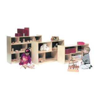 Steffy Wood Products Mobile Toddler Storage Unit
