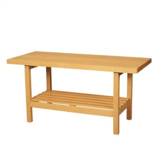Two Station Wooden Top Workbench