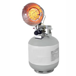 15,000 BTU Portable Propane Radiant Tank Top Heater with Tip Over