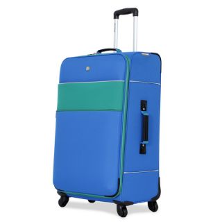 SwissGear Blue 28 inch Upright Spinner Suitcase   16690513  