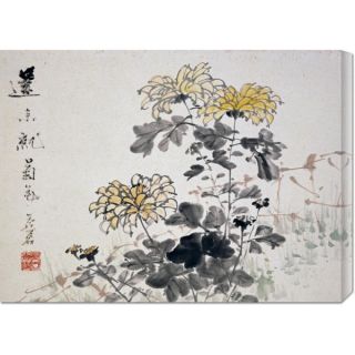 Big Canvas Co. Xu Gu Chrysanthemums Stretched Canvas   14995327