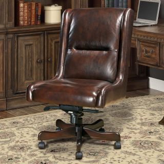 Parker House Prestige DC#108 Leather Desk Chair   Desk Chairs