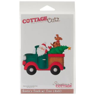 CottageCutz Die 4X6 Santas Truck