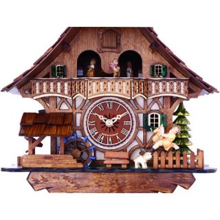 One Day Musical Forest Cuckoo Wall Clock by River City Clocks