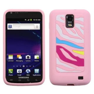 INSTEN Zebra/ Pink Skin Phone Case Cover for Samsung I727 Galaxy S II