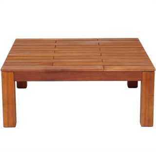 ia Pacific Eucalyptus Square Side Table