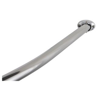 Elements of Design Adjustable Hotel Curved Shower Rod