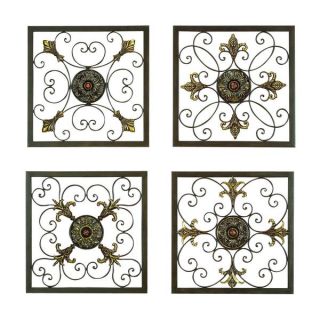 Square Wall Plaques (Set of 4)   17404072   Shopping