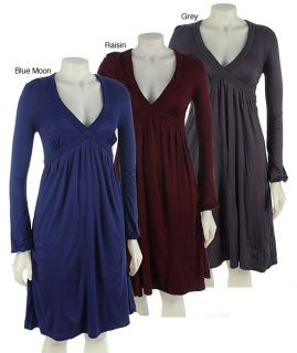 Kersh Long Sleeve Empire Waist Dress   Shopping