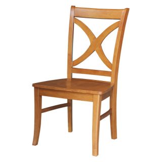 International Concepts Salerno Chair   Espresso / Cherry   Dining Chairs
