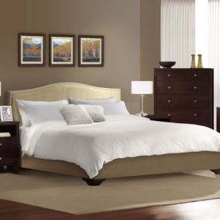Magnolia Upholstered Low Profile Bed   Low Profile Beds