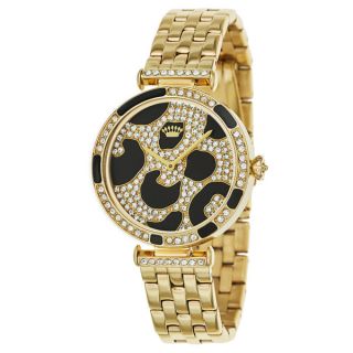 Juicy Couture Womens J Couture Stainless Steel Yellow Goldplated